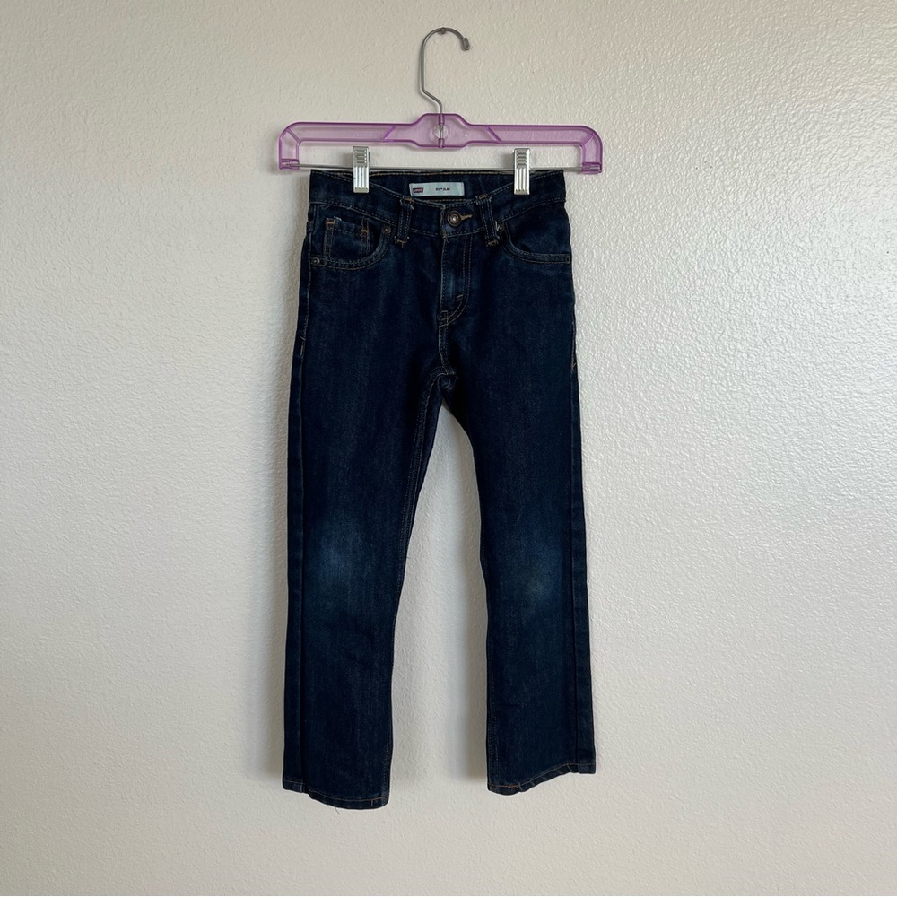 Levi’s Boys 511 Slim Fit Jeans Size 7R – Classic Dark Wash Denim